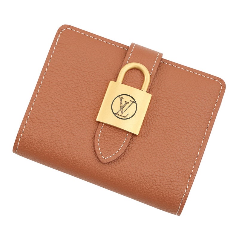 ルイヴィトン 二つ折り財布 カーフレザー ポルトフォイユ・ロウキー・コンパクト M12148 LOUIS VUITTON 財布