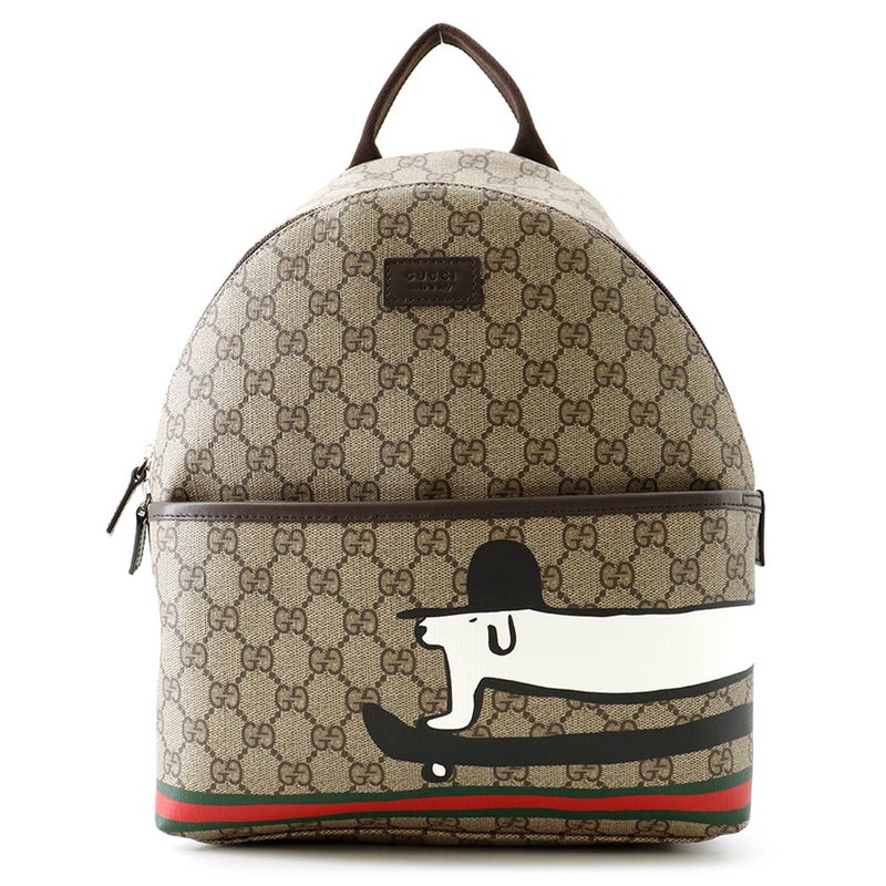 グッチ バックパック チルドレンズ ドッグ GGスプリーム/レザー 782708 GUCCI リュック キッズ ユアン・ロバーツ