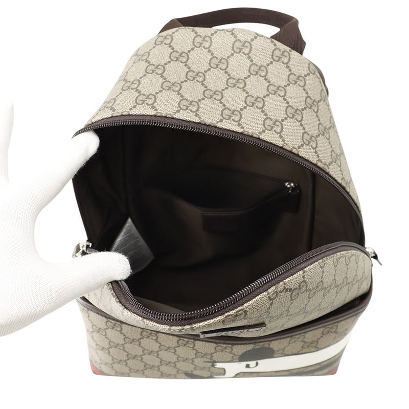 グッチ バックパック チルドレンズ ドッグ GGスプリーム/レザー 782708 GUCCI リュック キッズ ユアン・ロバーツ