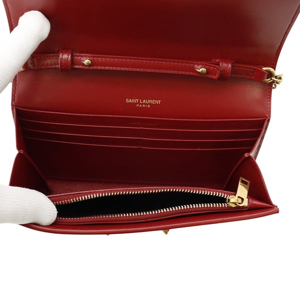 サンローランパリ チェーンショルダーウォレット ル・マイヨン カーフスキン 696608 SAINT LAURENT PARIS 財布