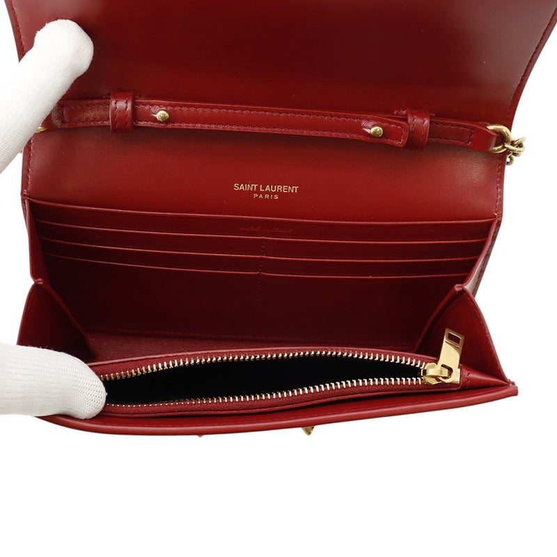 サンローランパリ チェーンショルダーウォレット ル・マイヨン カーフスキン 696608 SAINT LAURENT PARIS 財布