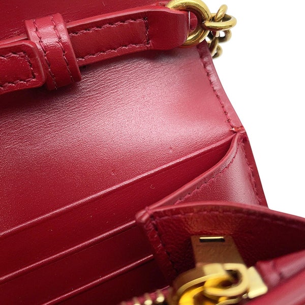 サンローランパリ チェーンショルダーウォレット ル・マイヨン カーフスキン 696608 SAINT LAURENT PARIS 財布