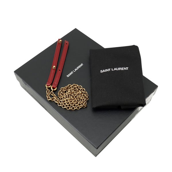 サンローランパリ チェーンショルダーウォレット ル・マイヨン カーフスキン 696608 SAINT LAURENT PARIS 財布