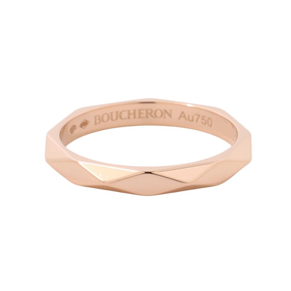 ブシュロン リング ファセット リング ミディアム K18PGピンクゴールド サイズ58 JAL00259 Boucheron 指輪 ブシュロン リング ファセット リング ミディアム K18PGピンクゴールド