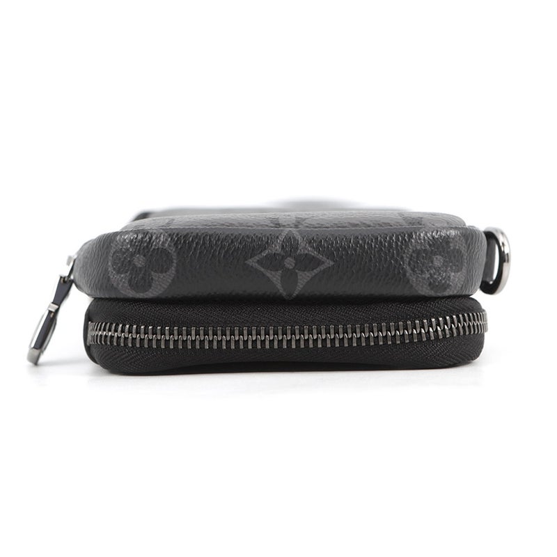 ルイヴィトン ショルダーバッグ モノグラム・エクリプス リバース ダブル フォン ポーチ M69534 LOUIS VUITTON 黒 ブラック