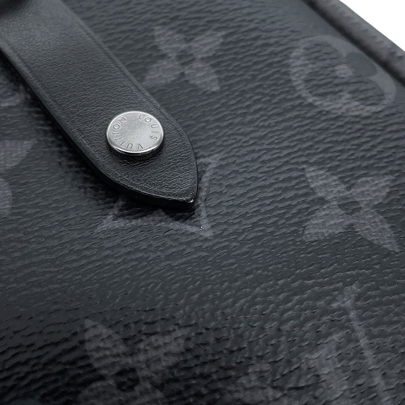 ルイヴィトン ショルダーバッグ モノグラム・エクリプス リバース ダブル フォン ポーチ M69534 LOUIS VUITTON 黒 ブラック