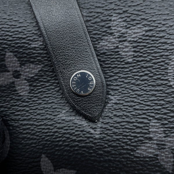 ルイヴィトン ショルダーバッグ モノグラム・エクリプス リバース ダブル フォン ポーチ M69534 LOUIS VUITTON 黒 ブラック