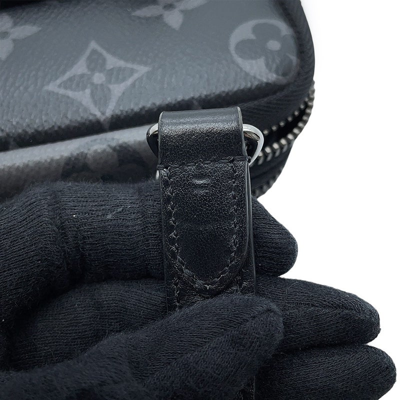 ルイヴィトン ショルダーバッグ モノグラム・エクリプス リバース ダブル フォン ポーチ M69534 LOUIS VUITTON 黒 ブラック