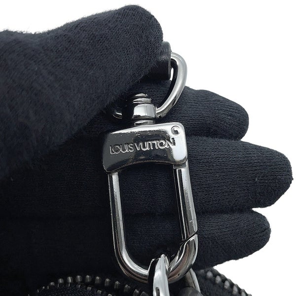 ルイヴィトン ショルダーバッグ モノグラム・エクリプス リバース ダブル フォン ポーチ M69534 LOUIS VUITTON 黒 ブラック