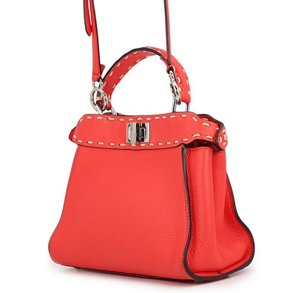 フェンディ ハンドバッグ ミニ ピーカブー レザー 8BN244 FENDI 2way