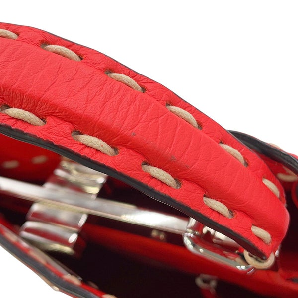 フェンディ ハンドバッグ ミニ ピーカブー レザー 8BN244 FENDI 2way