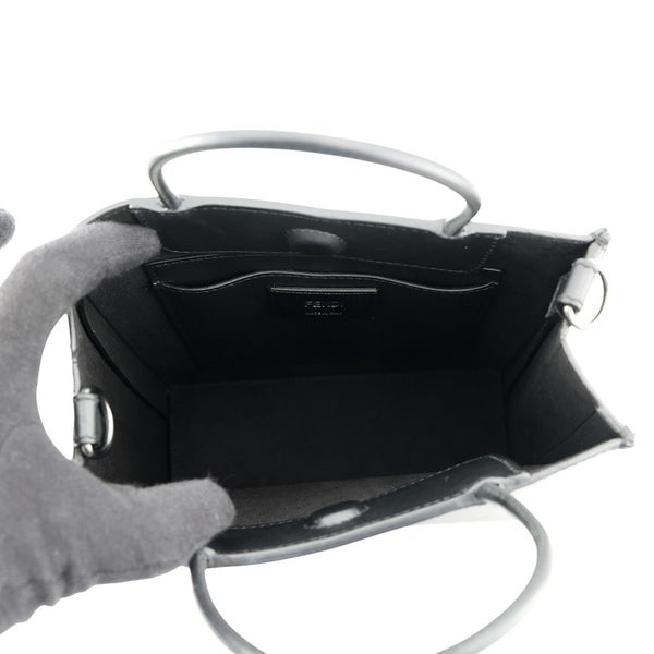 フェンディ ハンドバッグ ショッピングバッグ スモール レザー 7VA512 FENDI 2way 黒
