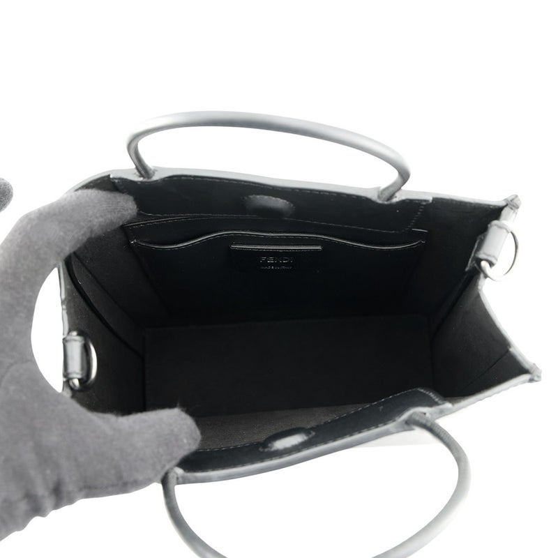 フェンディ ハンドバッグ ショッピングバッグ スモール レザー 7VA512 FENDI 2way 黒