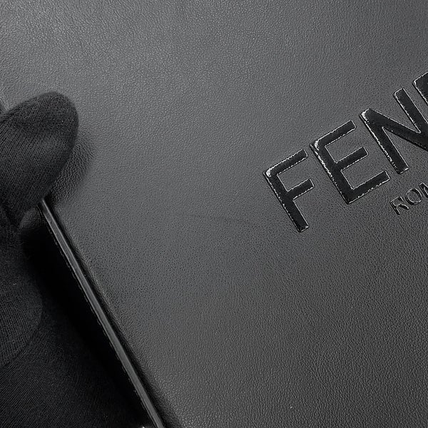 フェンディ ハンドバッグ ショッピングバッグ スモール レザー 7VA512 FENDI 2way 黒