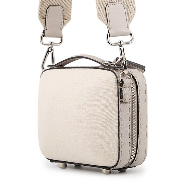 フェンディ ショルダーバッグ セレリア スーツケース ミニ キャンバス レザー 7VA552 FENDI