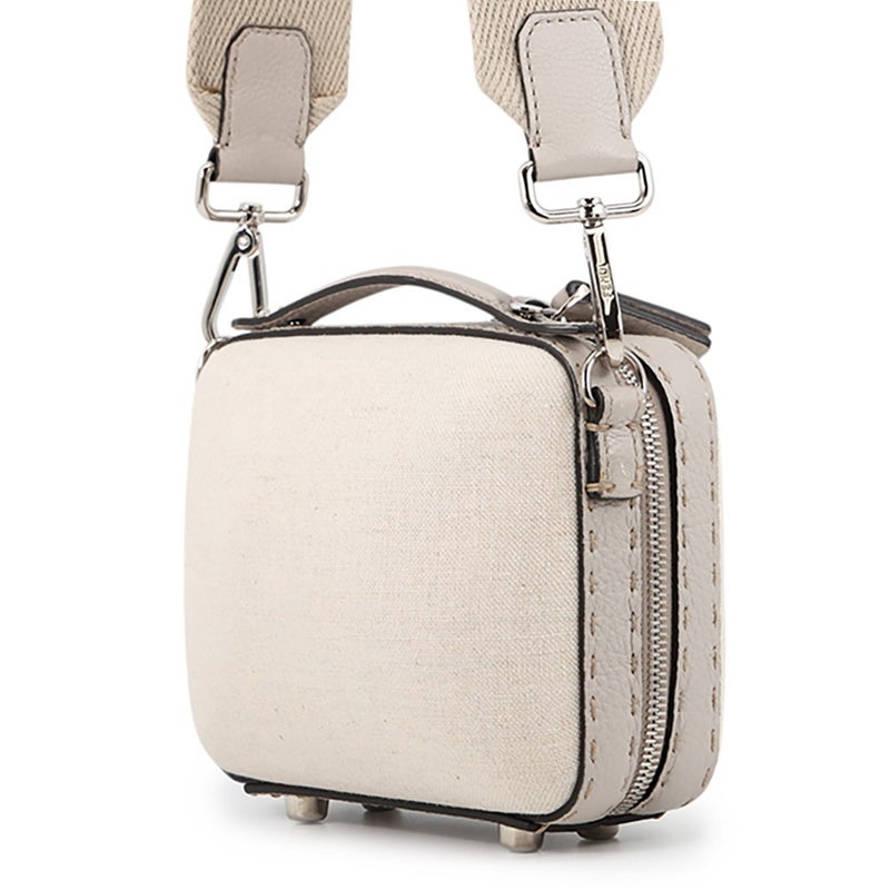フェンディ ショルダーバッグ セレリア スーツケース ミニ キャンバス レザー 7VA552 FENDI