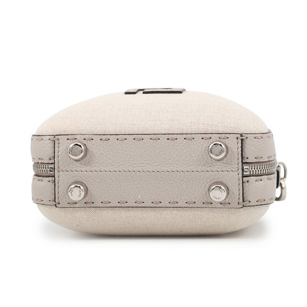 フェンディ ショルダーバッグ セレリア スーツケース ミニ キャンバス レザー 7VA552 FENDI