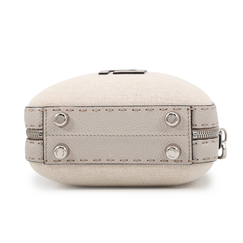 フェンディ ショルダーバッグ セレリア スーツケース ミニ キャンバス レザー 7VA552 FENDI