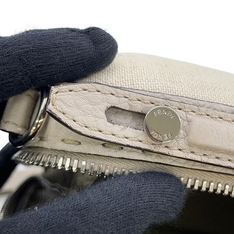 フェンディ ショルダーバッグ セレリア スーツケース ミニ キャンバス レザー 7VA552 FENDI