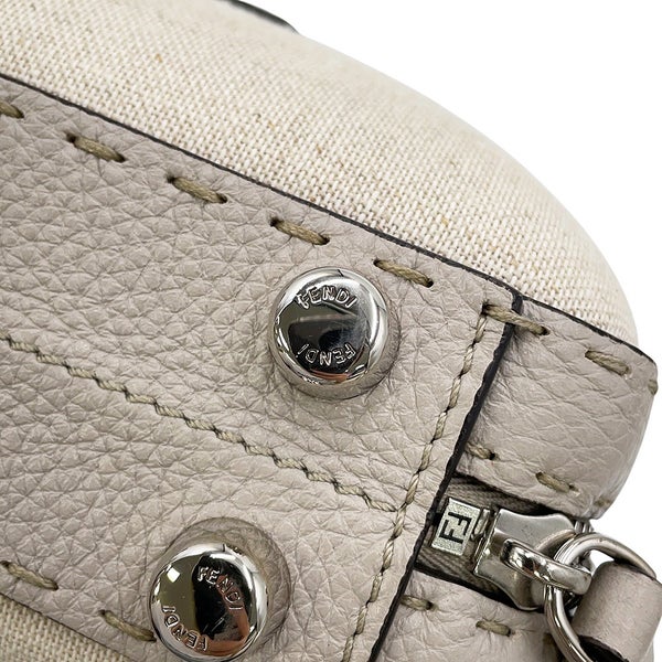 フェンディ ショルダーバッグ セレリア スーツケース ミニ キャンバス レザー 7VA552 FENDI