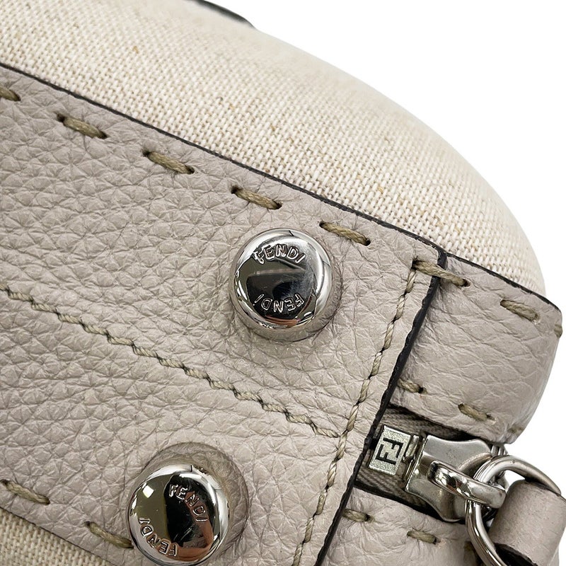 フェンディ ショルダーバッグ セレリア スーツケース ミニ キャンバス レザー 7VA552 FENDI