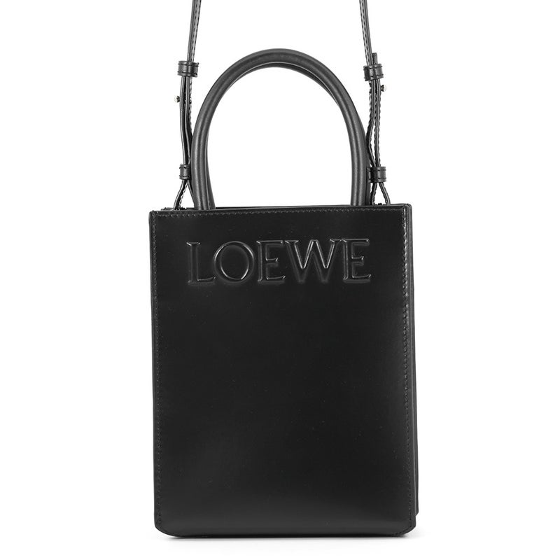 ロエベ ハンドバッグ スタンダード A5トート カーフレザー A933S30X01 LOEWE ２wayショルダー 黒