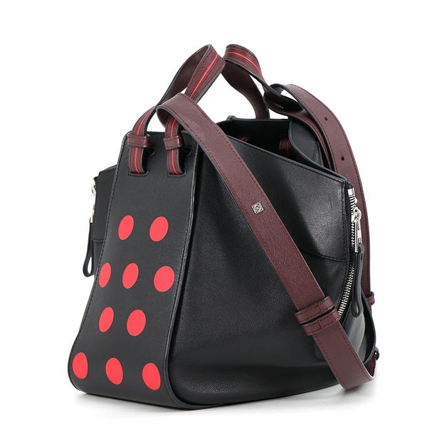ロエベ ハンドバッグ ハンモック スモール レザー A538S35X51 LOEWE 2wayショルダーバッグ 黒