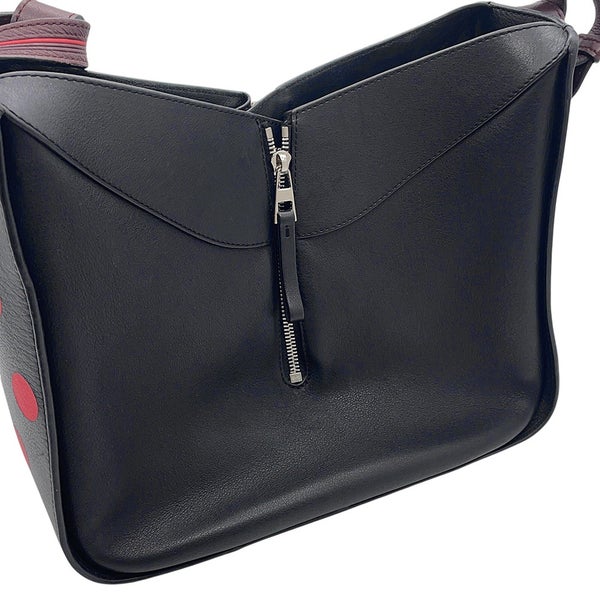 ロエベ ハンドバッグ ハンモック スモール レザー A538S35X51 LOEWE 2wayショルダーバッグ 黒