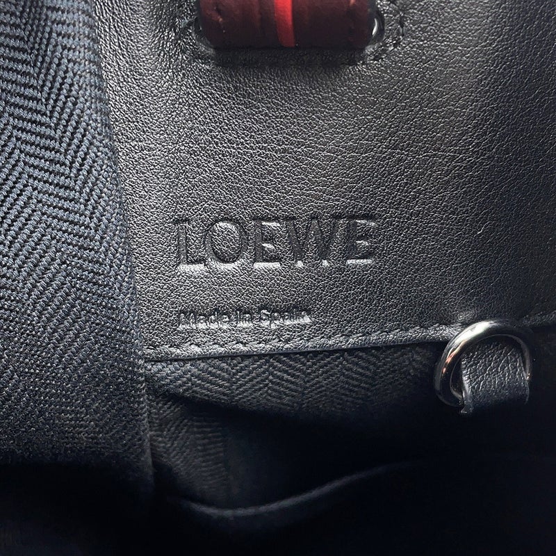 ロエベ ハンドバッグ ハンモック スモール レザー A538S35X51 LOEWE 2wayショルダーバッグ 黒