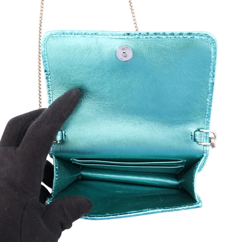 プラダ チェーンウォレット ダイアグラム パイソン PRADA 財布