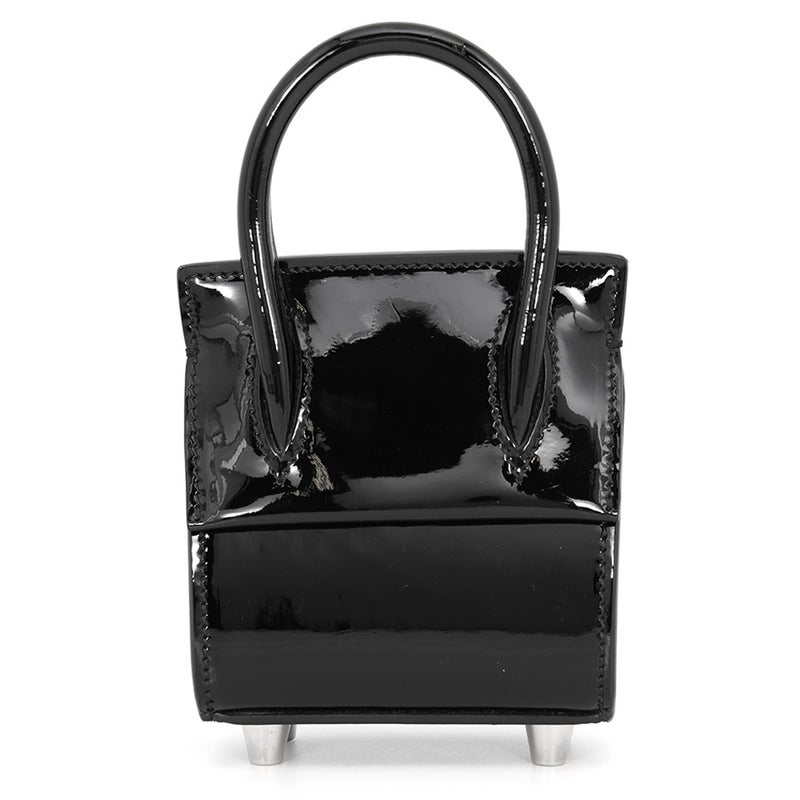 クリスチャン・ルブタン ハンドバッグ パロマ ナノ パテント Christian Louboutin ２wayショルダー 黒