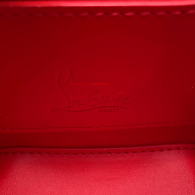 クリスチャン・ルブタン ハンドバッグ パロマ ナノ パテント Christian Louboutin ２wayショルダー 黒