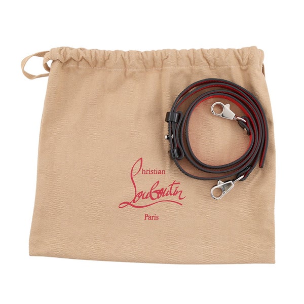 クリスチャン・ルブタン ハンドバッグ パロマ ナノ パテント Christian Louboutin ２wayショルダー 黒