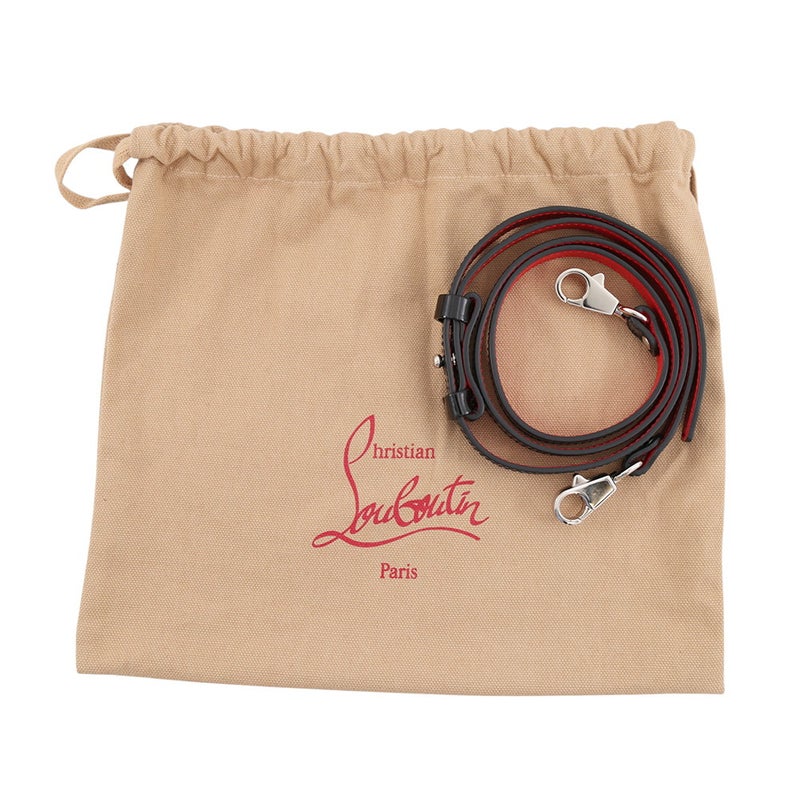 クリスチャン・ルブタン ハンドバッグ パロマ ナノ パテント Christian Louboutin ２wayショルダー 黒