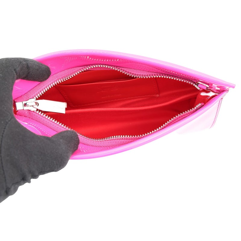 クリスチャン・ルブタン チェーンショルダーバッグ パテント Christian Louboutin クラッチ