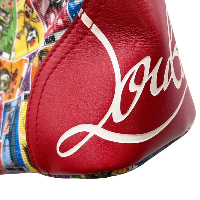 クリスチャン・ルブタン リュック カードプリント キャンバス Christian Louboutin バッグ