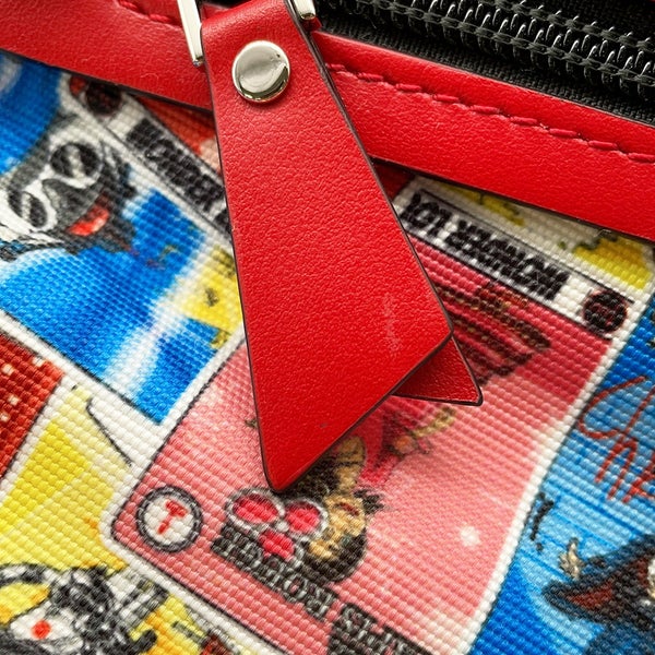 クリスチャン・ルブタン リュック カードプリント キャンバス Christian Louboutin バッグ