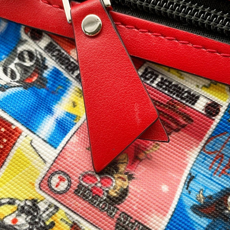 クリスチャン・ルブタン リュック カードプリント キャンバス Christian Louboutin バッグ