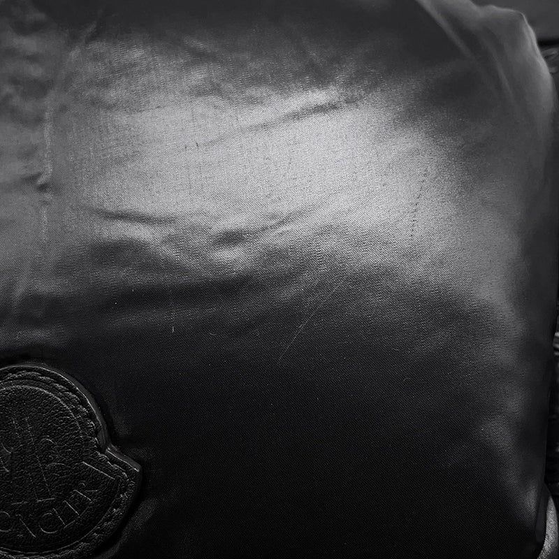モンクレール ハンドバッグ パフ ナイロン MONCLER ２wayショルダー 黒