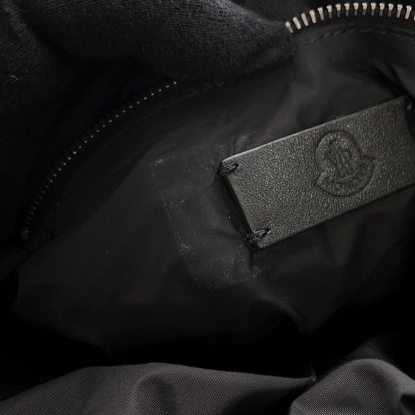 モンクレール ハンドバッグ パフ ナイロン MONCLER ２wayショルダー 黒
