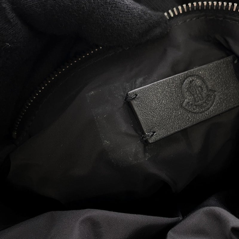 モンクレール ハンドバッグ パフ ナイロン MONCLER ２wayショルダー 黒