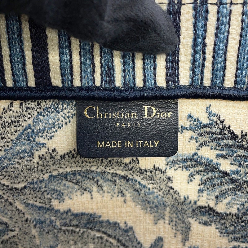 ディオール トートバッグ ディオールパームズ ブックトート ラージ キャンバス M12862REU Christian Dior