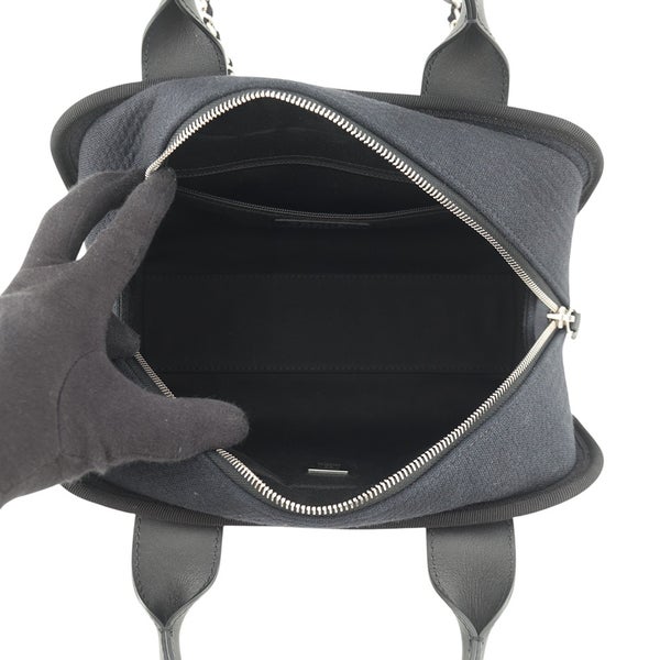 シャネル ハンドバッグ ドーヴィル ロゴ ココマーク キャンバス/レザー A92749 CHANEL 2wayショルダーバッグ