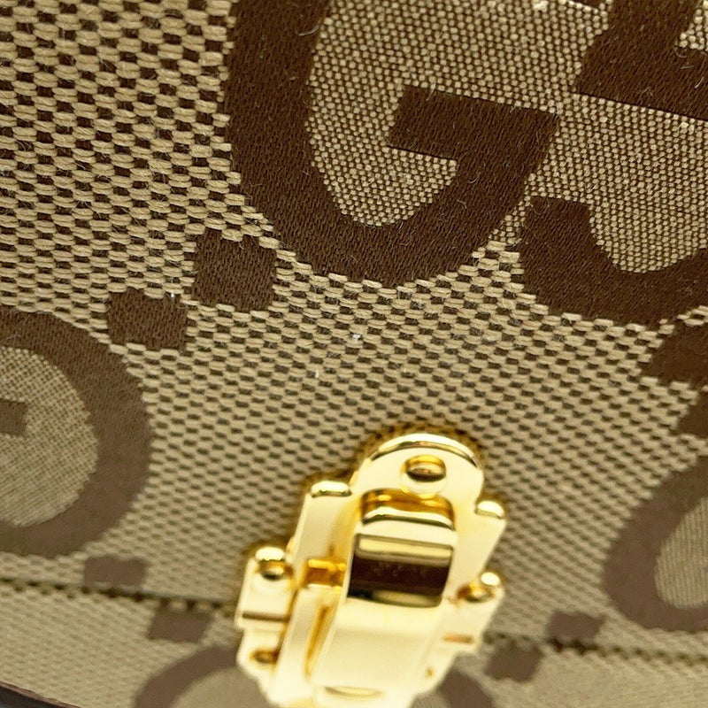 グッチ ジャンボGG ミディアム リジッド スーツケース キャンバス/レザー 722179 GUCCI トラベル バッグ