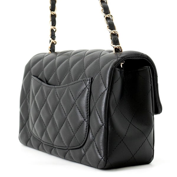 シャネル チェーンショルダーバッグ マトラッセ ココマーク ラムスキン A69900 CHANEL 黒