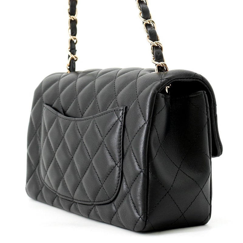 シャネル チェーンショルダーバッグ マトラッセ ココマーク ラムスキン A69900 CHANEL 黒