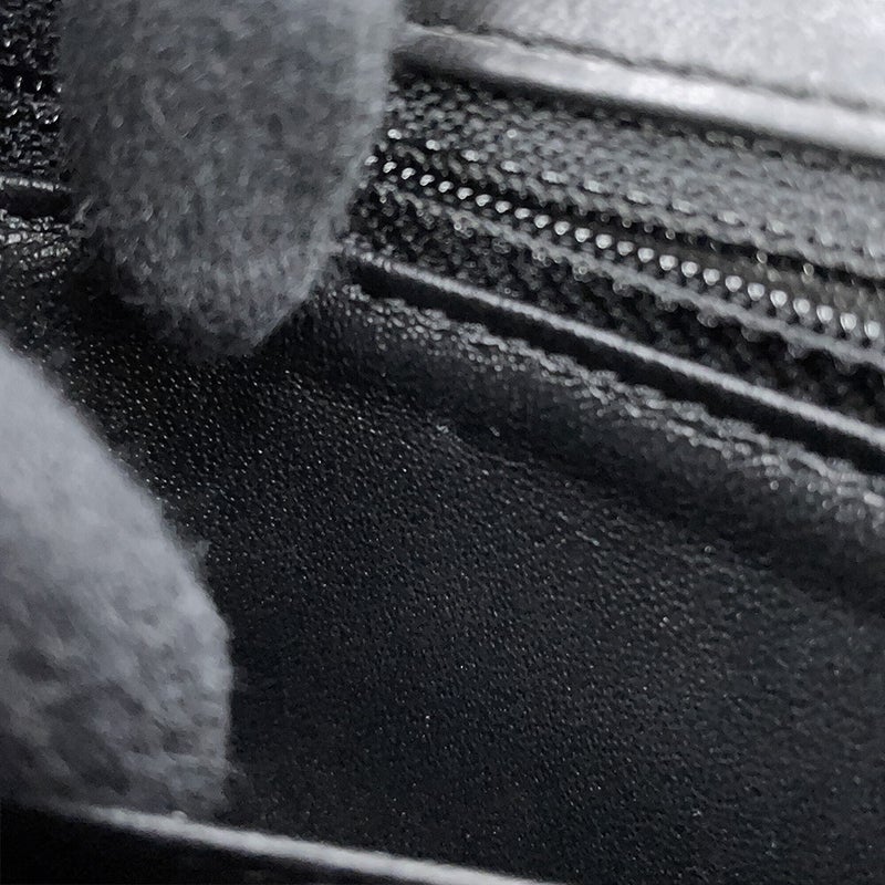 シャネル チェーンショルダーバッグ マトラッセ ココマーク ラムスキン A69900 CHANEL 黒