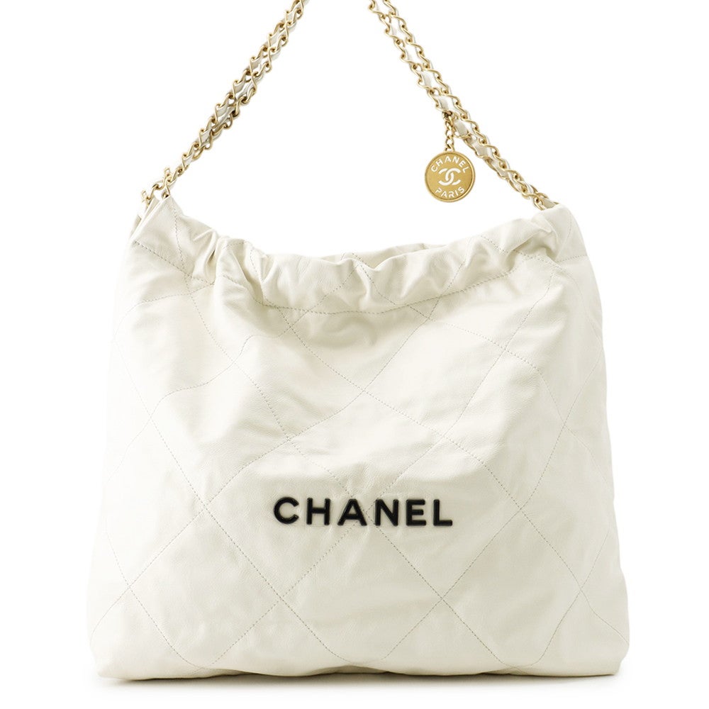 シャネル ハンドバッグ CHANEL22 マトラッセ スモール シャイニー