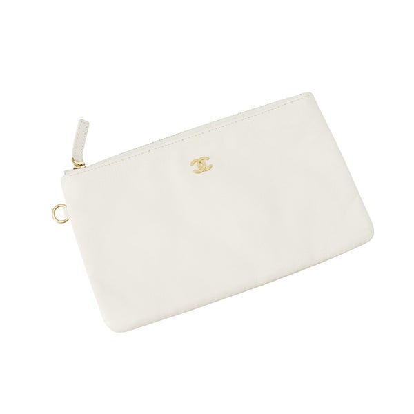 シャネル ハンドバッグ CHANEL22 マトラッセ スモール シャイニーカーフレザー AS3260 CHANEL 白