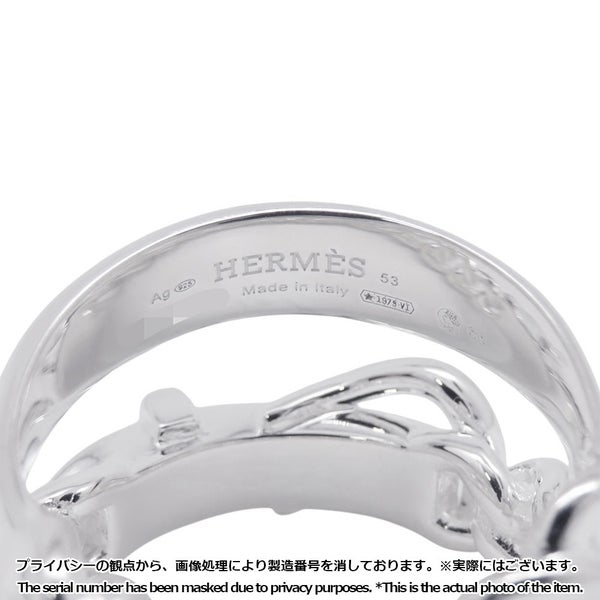 エルメス リング ブックルセリエ アンフレクシブル SV925シルバー リングサイズ53 HERMES 指輪 ジュエリー